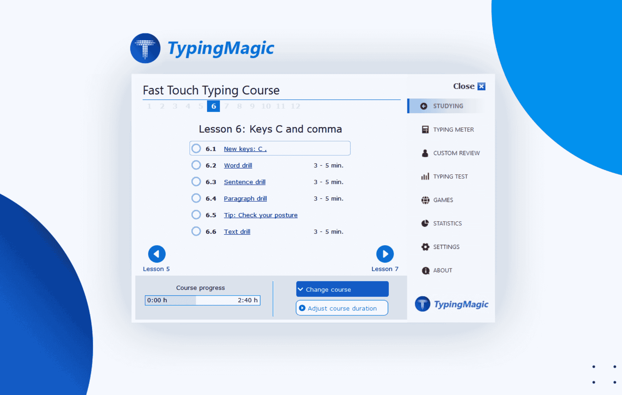 Training Settings and Dark Mode